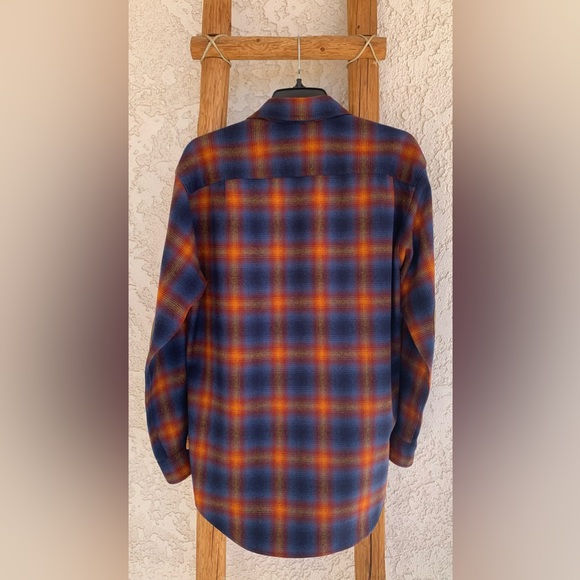 PENDLETON MEN'S PLAID ELBOW-PATCH TRAIL SHIRT / BRAND NEW - Picture 3 of 6